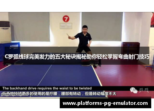 C罗弧线球完美发力的五大秘诀揭秘助你轻松掌握弯曲射门技巧 C罗弧线球完美发力的五大秘诀揭秘助你轻松掌握弯曲射门技巧